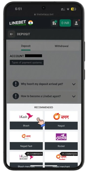 Linebet deposit payment options