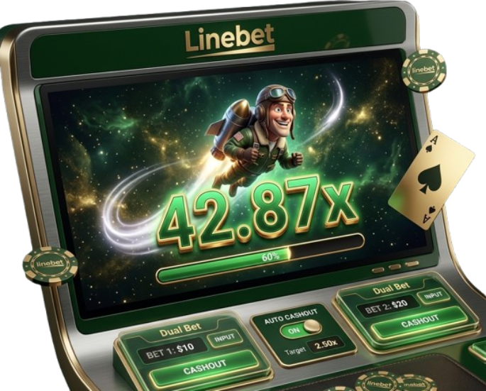 Linebet Aviator game interface